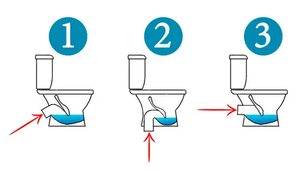 Инсталляция унитаза со скрытым смывным бачком. Приставной унитаз со скрытым бачком. 6