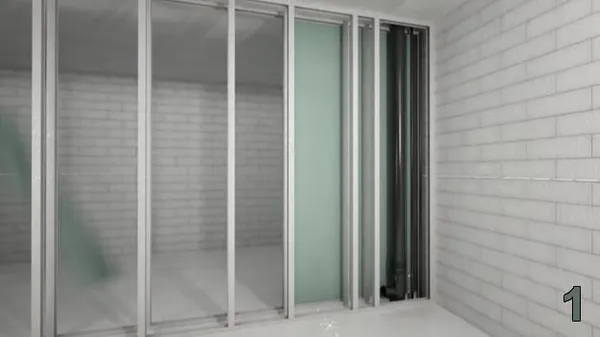 Монтаж гипрочного соединительного профиля