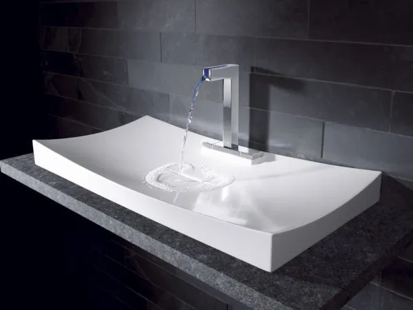 Акриловый рукомойник без бортика