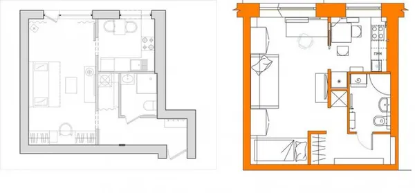 Самые популярные типовые планировки 1,2,3,4-комнатных хрущевок. Размер кухни в хрущевке. 15