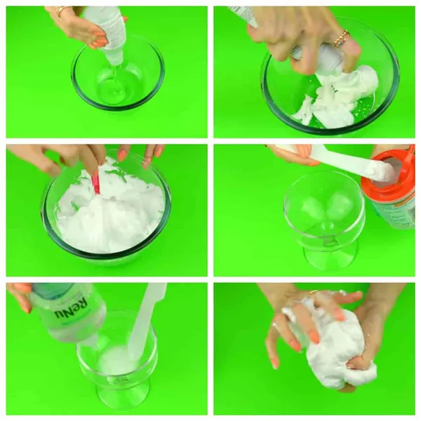 пошаговый рецепт лизуна из пены для бритья и клея