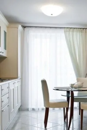 Советы по выбору штор в гостиную-кухню
