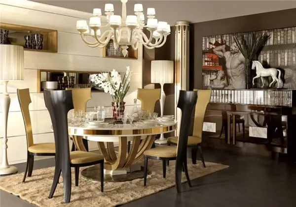 Фото стульев в интерьере гостиной-столовой