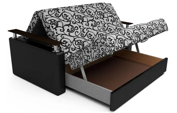 диван аккордеон с ящиком для белья