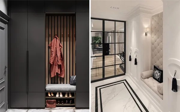 шкаф в интерьере прихожей