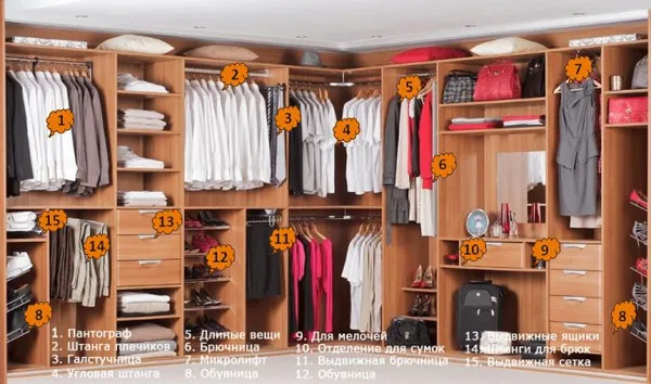 Угловой шкаф-купе