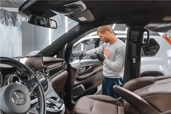 Химчистка салона автомобиля. Сухая химчистка салона автомобиля. 14